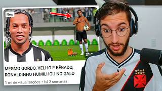 MESMO GORDO VELHO E BÊBADO RONALDINHO HUMILHOU NO ATLÉTICO MINEIRO [upl. by Arem881]