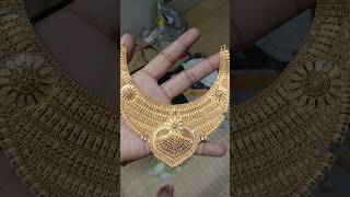 gold necklace jewellery viralshort tikoli [upl. by Kinchen]