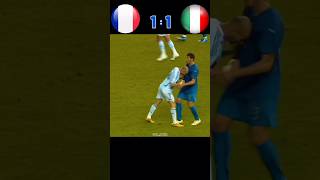 France VS Italy Fifa World cup Final 2006  Zidane Headbutt Metarazi😱Hd—Highlightsfootballshorts [upl. by Hakeber]