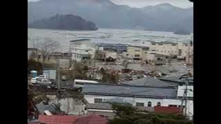 2011 Japan Tsunami Yamada stabilized with Deshaker [upl. by Shevlo]