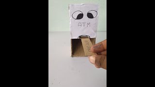 how to make cardboard atm machineshorts [upl. by Ressan]