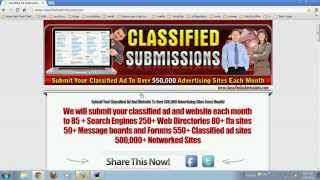 Post to Thousands of Classifieds Using a Classified AD Submission service [upl. by Critchfield]