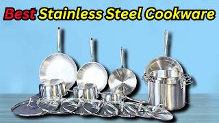 Top 7 Best Stainless Steel Cookware Sets 2024 [upl. by Chansoo193]