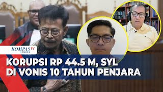 Syahrul Yasin Limpo Divonis 10 Tahun Penjara [upl. by Cyndy]