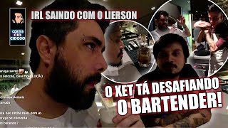 CID E LIERSON EXPERIMENTAM OS DRINKS DIFERENCIADOS DO BARTENDER  IRL SAINDO COM O LIERSON PARTE 2 [upl. by Aderb402]