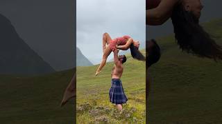 Calendar photoshoot kilts scotland calendar calendar2025 couplegoals couples visitscotland [upl. by Sillsby]