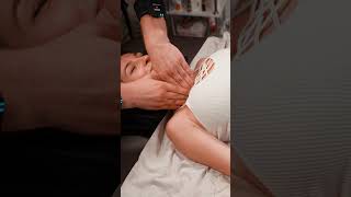 Deep tissue painful chiropractic adjustment for Olga chiropractic [upl. by Ahsetel13]