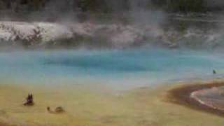 Imperial Geyser  Yellowstone park [upl. by Buyers]