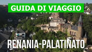 RenaniaPalatinato Germania  Città di Magonza Kaiserslautern Coblenza Treviri  Drone 4k video [upl. by Akem]