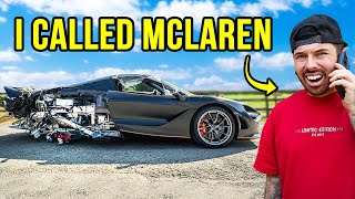 REBUILDING A WRECKED MCLAREN 720S  PT1 [upl. by Laynad]