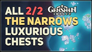 All 2 The Narrows Luxurious Chest Puzzles Genshin Impact [upl. by Hardigg]