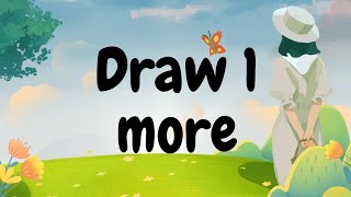 Draw One More  Kindergarten Maths  Addituon for Pre Schoolers  kidsfunlearning2024 [upl. by Fara655]