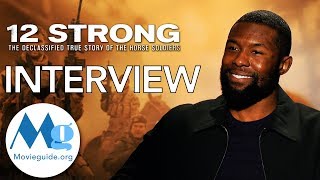 12 STRONG Interview Trevante Rhodes [upl. by Oderfla656]