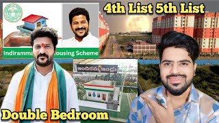 Double Bedroom🏠 4th List 5th List Hydra Problem  Indiramma Housing Scheme [upl. by Dewitt]