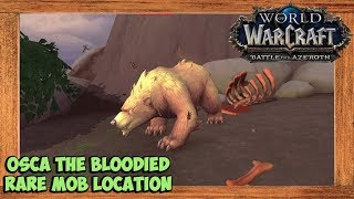 World of Warcraft Osca The Bloodied Rare Mob Location [upl. by Neelik450]