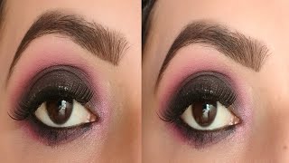 How to do Pink Smokey Eye Tutorial  Smokey Eye Makeup Tutorial Glam daisy [upl. by Eyr417]