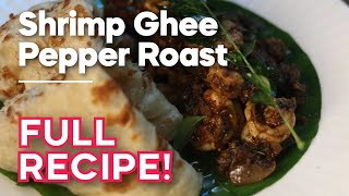 Shrimply Delicious  Recipe for Shrimp Ghee Pepper Roast  MPEDA [upl. by Iila]