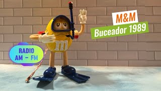 M amp M Buceador  1989  Radio AM y FM  Yellow Peanut M amp M [upl. by Eidualc]