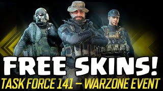 How to get the FREE SKIN Ghost Price Gaz Task Force 141 WARZONE Event in Call of Duty Mobile [upl. by Oam]