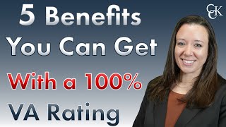 5 Benefits You Can Get With a 100 VA Disability Rating [upl. by Ziom]