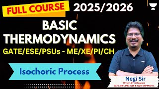 Isochoric Process  Lec  1 Basic Thermodynamics  GATE ESE 20252026 [upl. by Rome192]