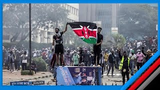 VIJANA WALIOWEKA HISTORIA KWENYE MAANDAMANO KENYA [upl. by Nylodnew]