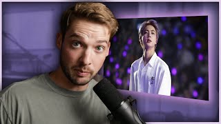 Music Producer Reacts to Jin from BTS Singing Epiphany Live [upl. by Maryann]