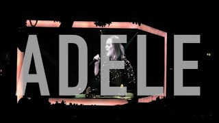 Adeles Microphone Stops Working So Crowd Take Over  Adele Live Tour 2016  Birmingham 0204 [upl. by Kcirederf]