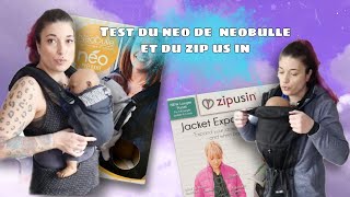 REVIEW Je teste le Neo de chez Neobulle et le Zipusin Insert de portage [upl. by Bev]