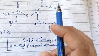 Pesticide Chemistry OrganophosphatesMalathionParathion  Synthesis  Use Lecture 5 by AK sir [upl. by Ahsiek382]