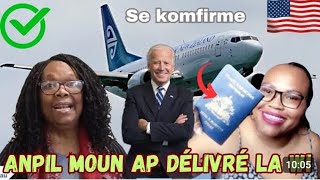 🇺🇲👂JODIA USCIS FENK LAGE YON ALERT UPDATE POU MOUN BIDEN YO ANPIL MOUN JWENN EMAIL CONFIRMATION [upl. by Hsekar]