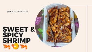 Sweet amp Spicy Shrimp 🦐🦐🦐 [upl. by Kcirderf]