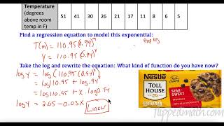 AP Precalculus – 215 SemiLog Plots [upl. by Lust]