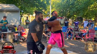 TITAN vs Colliwood Backyard Budz Boxing BYBB HEAVYWEIGHT SLUGFEST Main Event [upl. by Nashom]