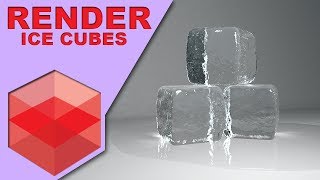 How Do I Render Ice Cubes Redshift amp Maya [upl. by Alla]