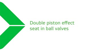 Neles™ 6D ball valve – Double piston effect seat in ball valves [upl. by Chemaram]