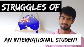 4 STRUGGLES of EVERY International Student  Life in Australia [upl. by Lleunamme]