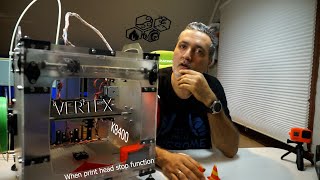 My new VERTEX K8400 2 color 3D printer  plus fix the print head problem [upl. by Ecidnac]