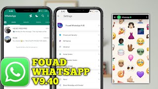 FOUAD WHATSAPP V940 UPDATE BASE MB WHATSAPP IOS [upl. by Wehtam]