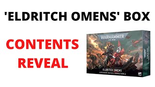 New Eldar New Chaos Eldritch Omens Box Set Contents Reveal [upl. by Htiffirg177]