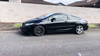 Testing VMS wheels on 9th gen Honda Civic si [upl. by Eelimaj]