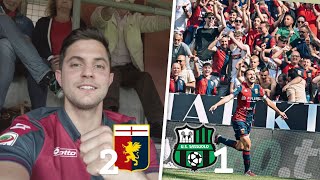 Genoa  Sassuolo 21  DALLO STADIO  NIENTE REGALI SASSUOLO A CASA [upl. by Sherr]