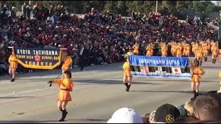 Tournament of Roses 2018 kyoto Tachibana High School Green Band 京都橘高校吹奏楽部５ [upl. by Crandall]