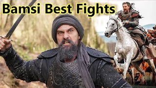 4 Best Fights of Bamsi beyrek  Ertugrul Ghazi Bamsi Fights  Urdu  Abdul Ki Awaz [upl. by Aerona]