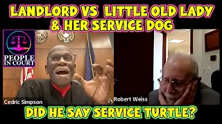 JUDGE SIMPSON SHOCKED BY RELENTLESS LANDLORD MAKING AN OUTRAGEOUS ARGUMENTS ABOUT SERVICE DOG POLICY [upl. by Fleisig50]