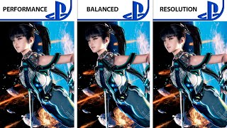 Stellar Blade  Performance  Balanced  Resolution  PS5 Modes Comparison amp Framerate Test  DEMO [upl. by Lillie]