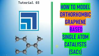 How to Model Orthorhombic Graphene Based Single Atom Catalysts [upl. by Siana]