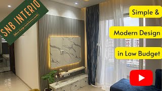 Simple amp Modern  2BHK home interior design  Interior design ideas  VJ Yashone  Pune [upl. by Anneuq]