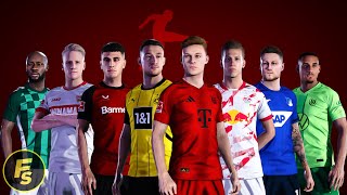 Bundesliga Official Kits 202425  PES 2021 amp FL24 [upl. by Josler]