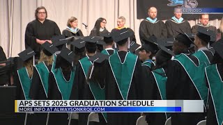 Albuquerque Public Schools finalizes 2025 graduation schedule [upl. by Murial]